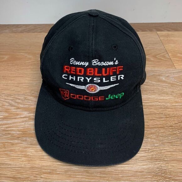 Red Bluff Chrysler Dodge Jeep Black Men’s Adjustable Hat - Picture 1 of 11